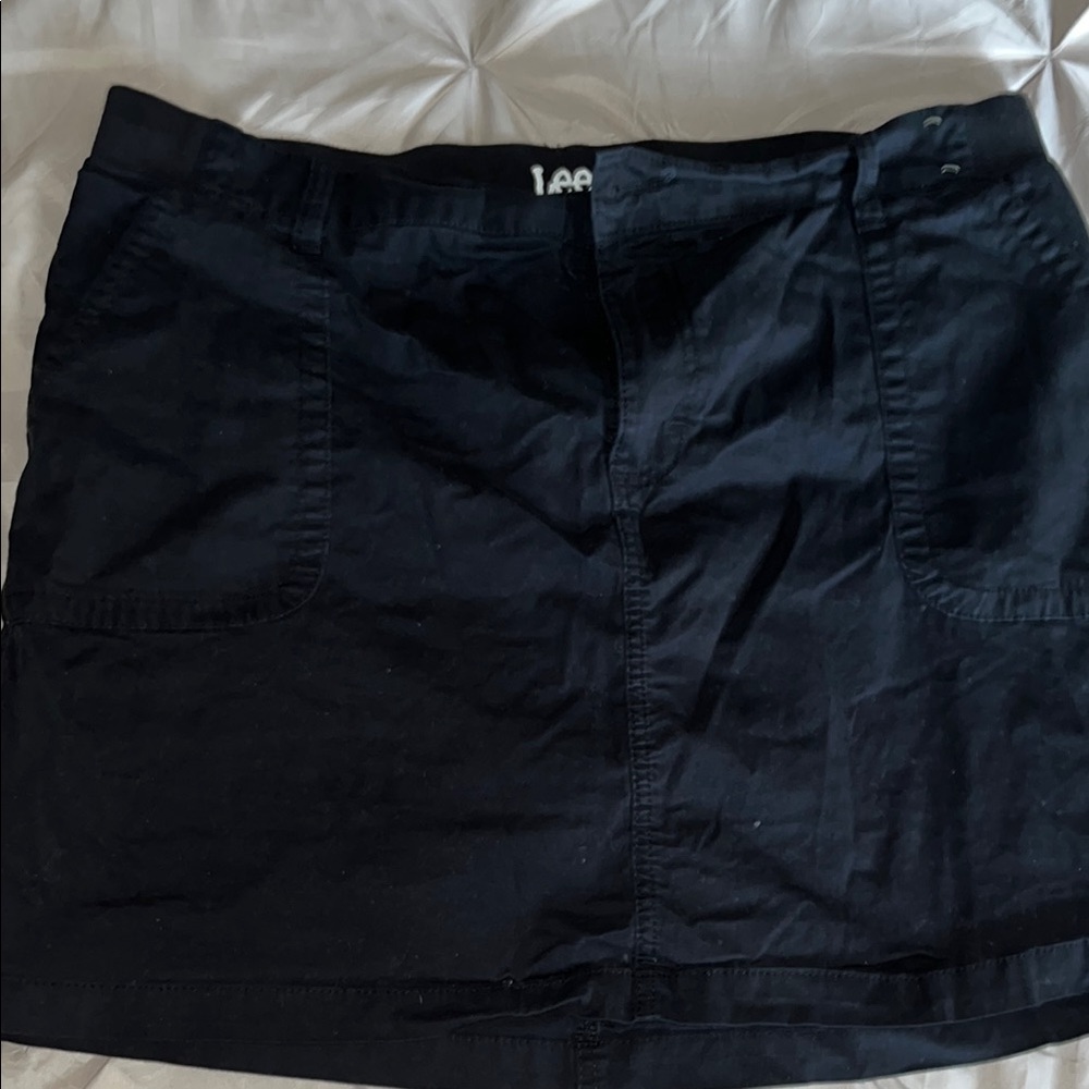 Lee Black Mini Skirt